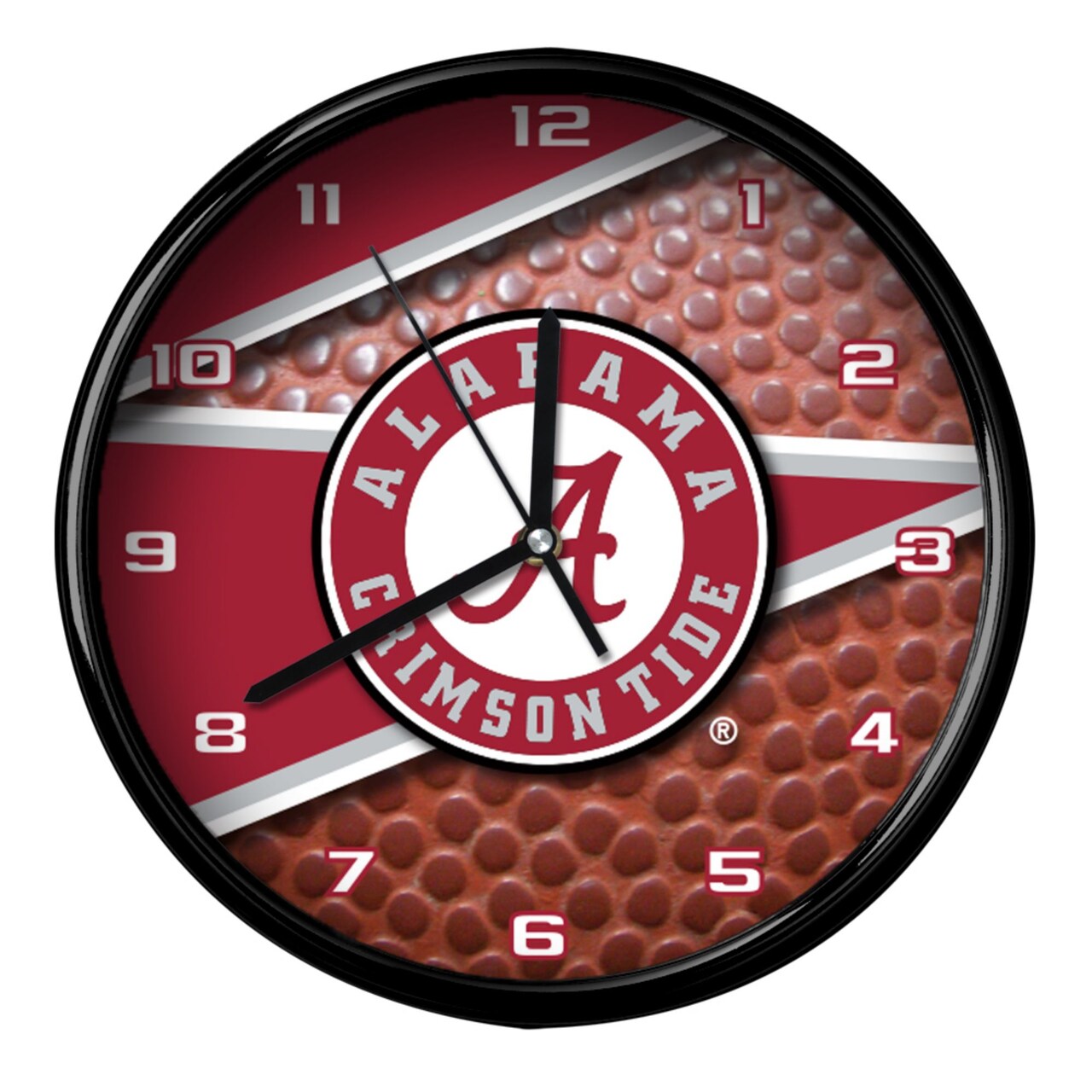 The Memory Company 11.5" Red and Gray NCAA Alabama Crimson Tide Wall Clock